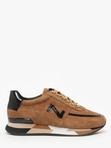 Sneakers Uit Leder Nathan baume Bruin women 52NS1004